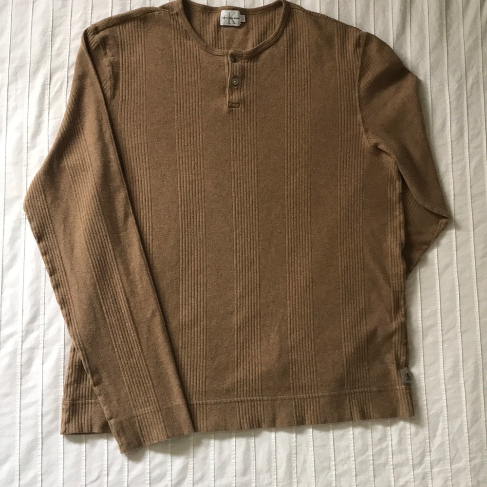 Men’s Calvin Klein Henley Shirt